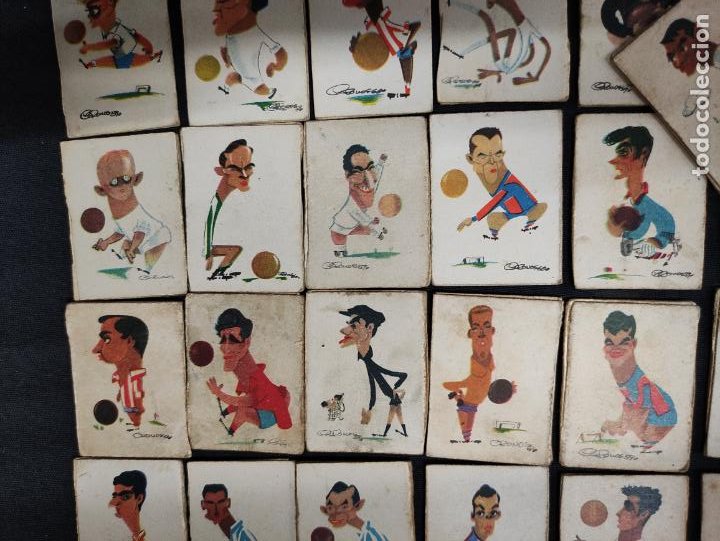 Coleccionismo deportivo: 73 FRONTALES Y TRASERAS DE CAJAS DE CERILLAS - FUTBOLISTAS - ORIGINAL AÑOS 50 - LEER INTERIOR - Foto 4 - 299391433