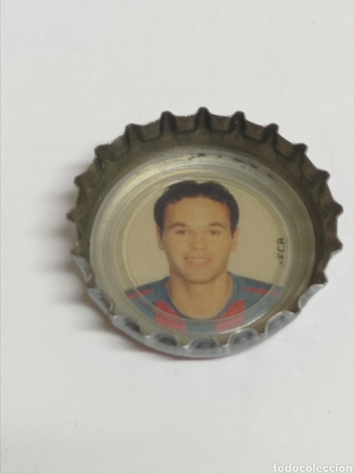 Sammelleidenschaft Sport: CHAPA INIESTA COCA COLA