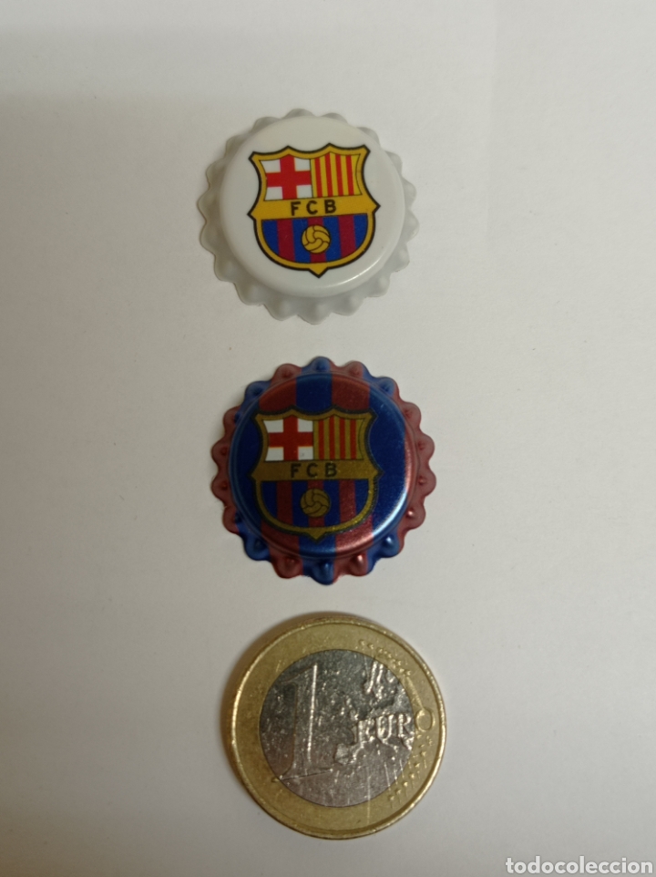 Coleccionismo deportivo: XAVI INIESTA, CHAPAS PLASTICO GREFUSA - Foto 2