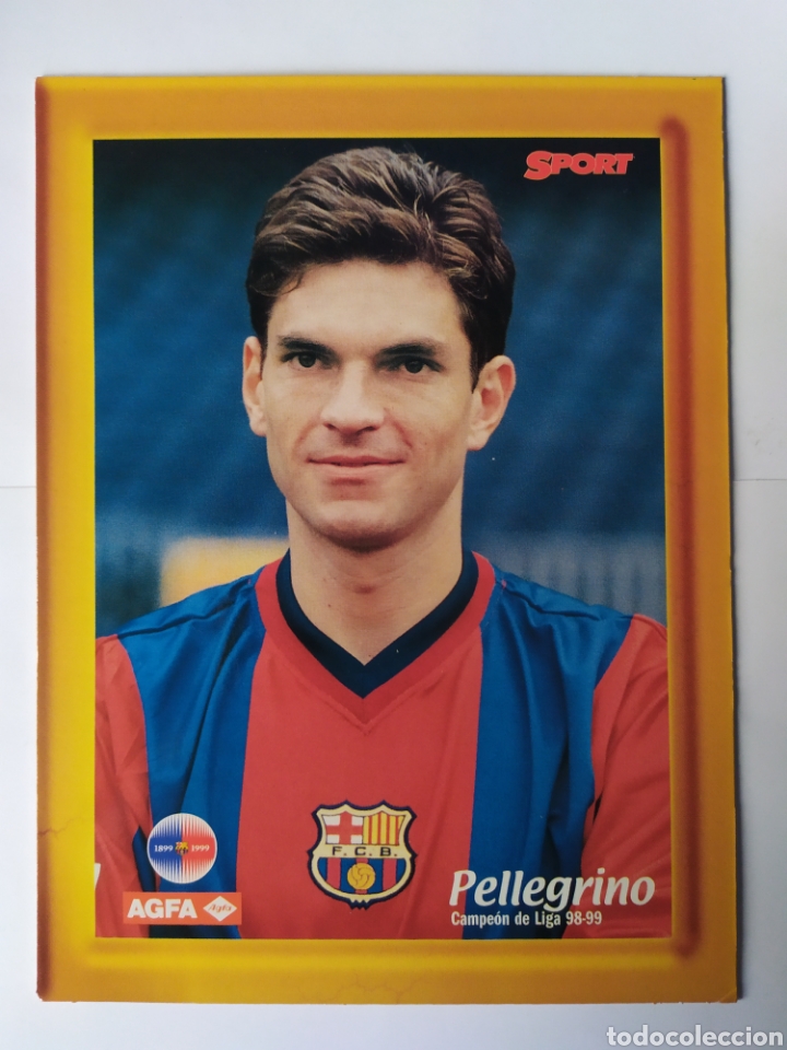 Coleccionismo deportivo: Pellegrino Barcelona 1998 1999 98 99 16x12 cms sport agfa