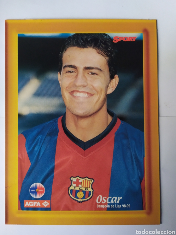 Coleccionismo deportivo: Oscar Barcelona 1998 1999 98 99 16x12 cms sport agfa