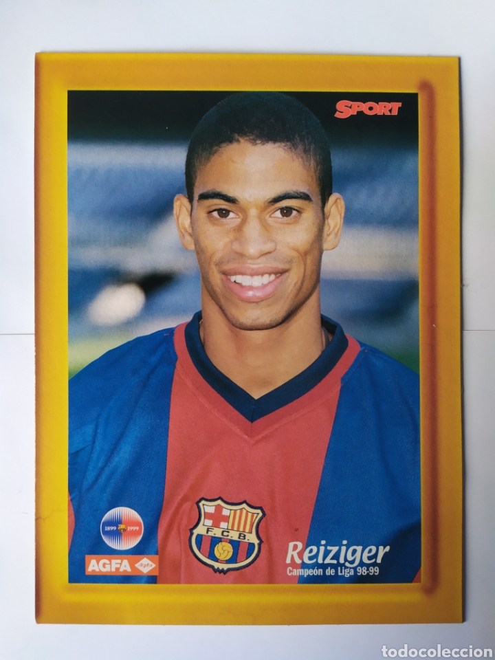 Coleccionismo deportivo: Reiziger Barcelona 1998 1999 98 99 16x12 cms sport agfa