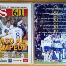 Coleccionismo deportivo: PARTIDO FÚTBOL DVD REAL ZARAGOZA 6 REAL MADRID 1 COPA DEL REY FEBRERO 2006 4 GOLES DIEGO MILITO