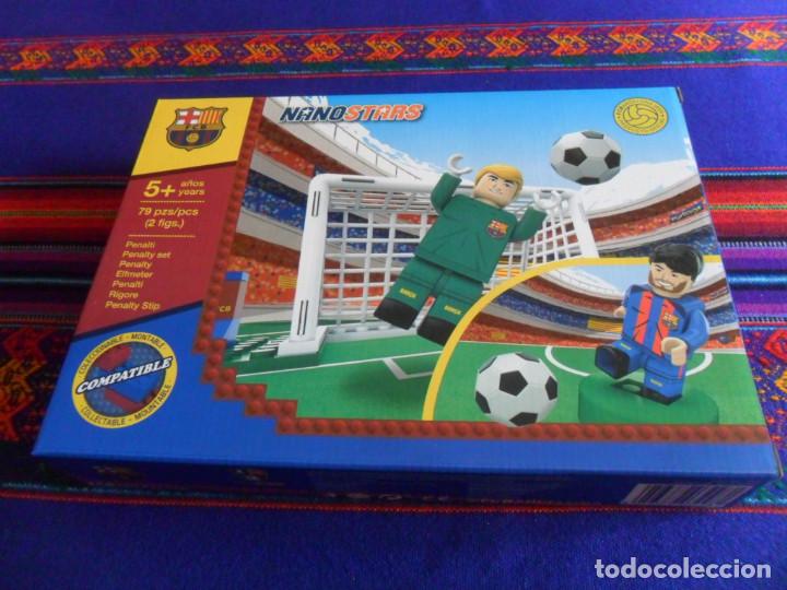 Sammelleidenschaft Sport: NANOSTARS NANO STARS TIPO LEGO FC BARCELONA PENALTI. SIN ABRIR. KICK OFF! GAMES.
