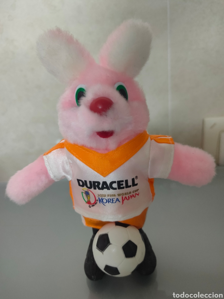 Sammelleidenschaft Sport: FIGURA CONEJITO DURACELL 2002 FIFA COPA DEL MUNDO KOREA Y JAPON 16 cm