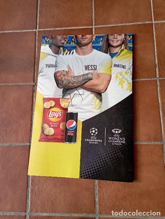 Coleccionismo deportivo: ORIGINAL GRAN PUBLICIDAD LEO MESSI. - Foto 5