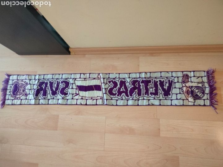 VINTAGE FOOTBALL SCARF Of The Real Madrid Ultras Group Ultras Sur £62.87 - UK