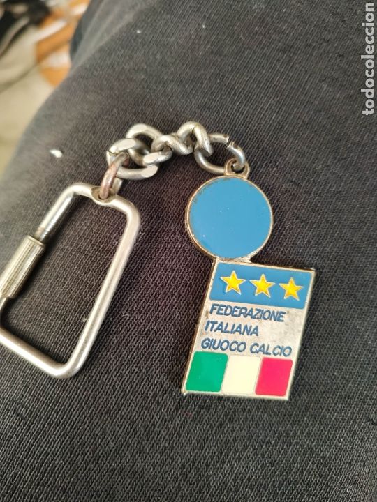 Sammelleidenschaft Sport: Llavero keychain Federaci&oacute;n Italiana de F&uacute;tbol Federaci&oacute;n Italiana gioco calcio