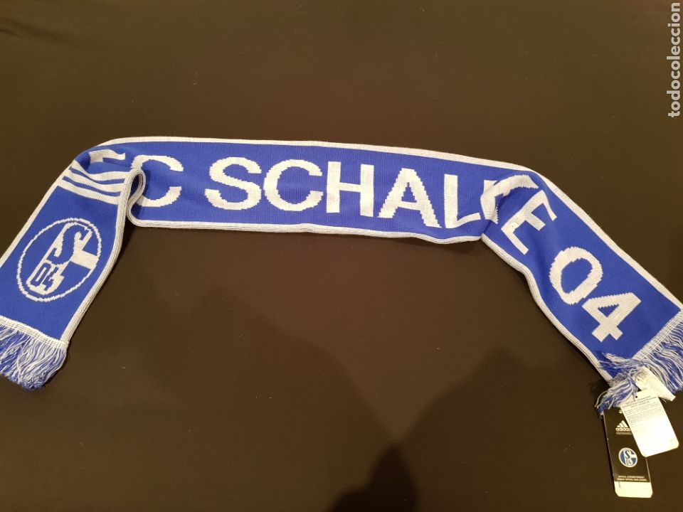 Coleccionismo deportivo: Bufanda Adidas Schalke 04 Producto Oficial Licenciado. Con etiquetas