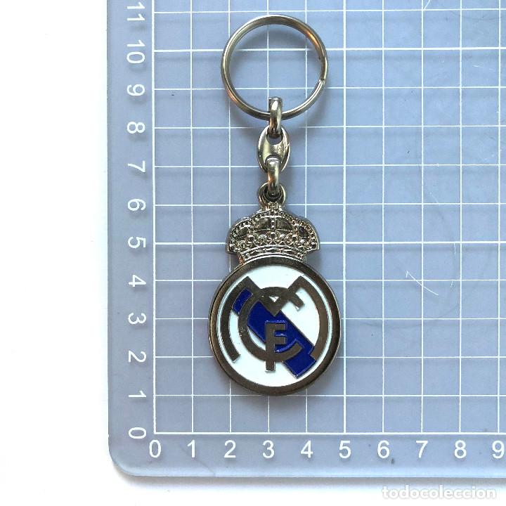 Collectionnisme sportif: LLAVERO COLECCI&Oacute;N LIGA F&Uacute;TBOL FOOTBALL LEAGUE ESCUDO REAL MADRID