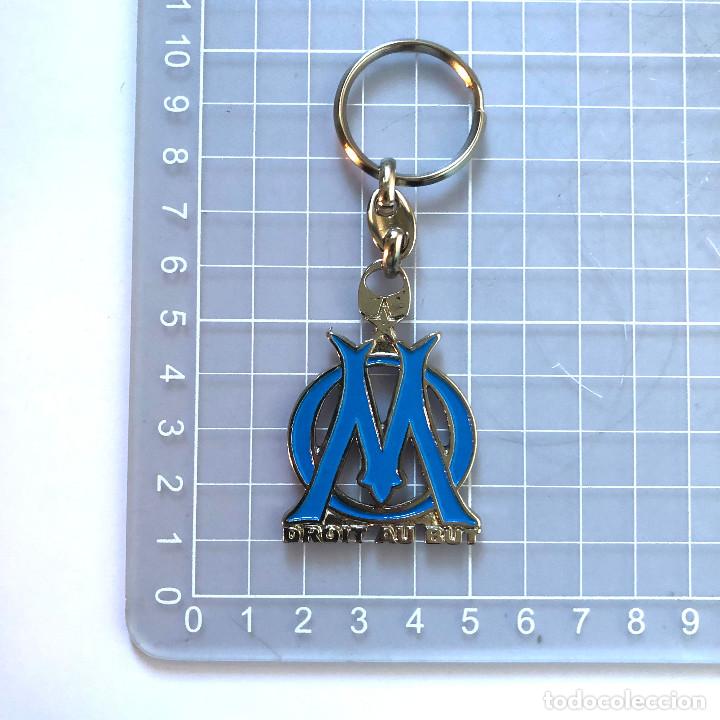 Collectionnisme sportif: LLAVERO COLECCI&Oacute;N LIGA F&Uacute;TBOL FOOTBALL LEAGUE ESCUDO OLYMPIQUE DE MARSELLA O.M. OM