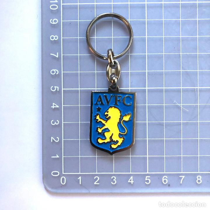 Collectionnisme sportif: LLAVERO COLECCI&Oacute;N LIGA F&Uacute;TBOL FOOTBALL LEAGUE ESCUDO ASTON VILLA FOOTBALL CLUB