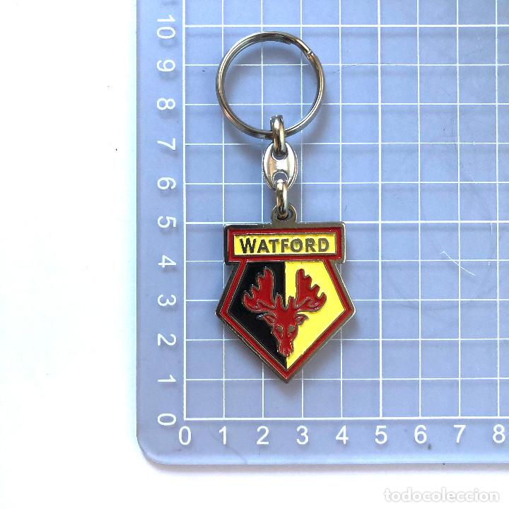 Coleccionismo deportivo: LLAVERO COLECCI&Oacute;N LIGA DE F&Uacute;TBOL FOOTBALL LEAGUE ESCUDO WATFORD CLUB
