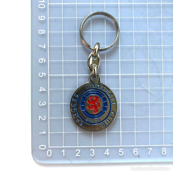 Collectionnisme sportif: LLAVERO COLECCI&Oacute;N LIGA F&Uacute;TBOL FOOTBALL LEAGUE RANGERS FOOTBALL CLUB READY