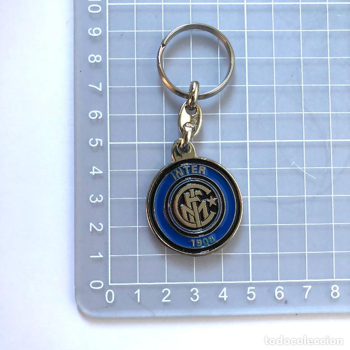 Collectionnisme sportif: LLAVERO COLECCI&Oacute;N LIGA F&Uacute;TBOL FOOTBALL LEAGUE ESCUDO INTER DE MIL&Aacute;N