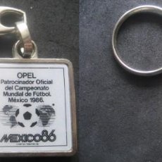 Coleccionismo deportivo: LLAVERO OPEL. PATROCINADOR OFICIAL MUNDIAL FUTBOL MEXICO 86