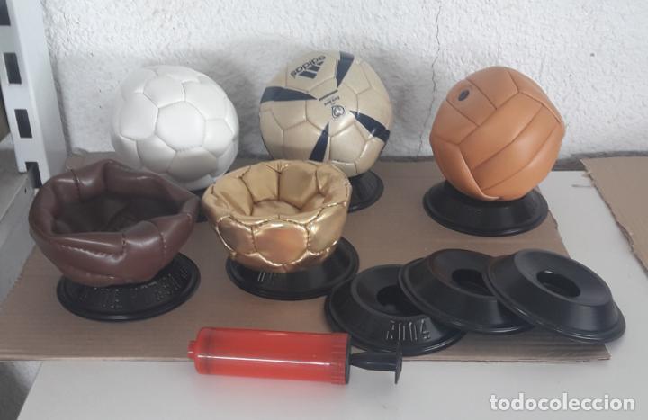Sammelleidenschaft Sport: Colecci&oacute;n MARCA MINI BAL&Oacute;N de los Mundiales - 5 BALONES ETC.