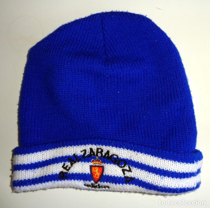 Coleccionismo deportivo: GORRO de LANA ADIDAS - REAL ZARAGOZA - ANTIGUO - F&Uacute;TBOL VINTAGE