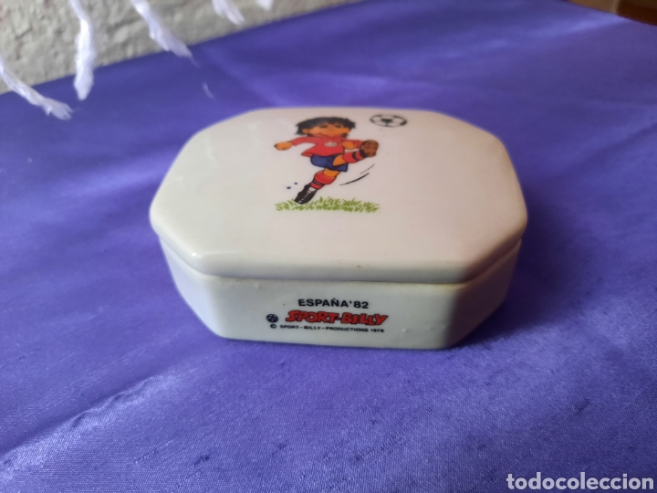 Coleccionismo deportivo: Sport Billy Espa&ntilde;a mundial 82 caja de ceramica