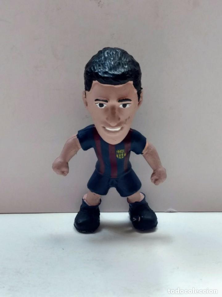 Coleccionismo deportivo: MU&Ntilde;ECO- CABEZON- FIGURA PVC - JUGADOR DEL BARCELONA - BAR&Ccedil;A - BARSA - 9 LUIS SUAREZ