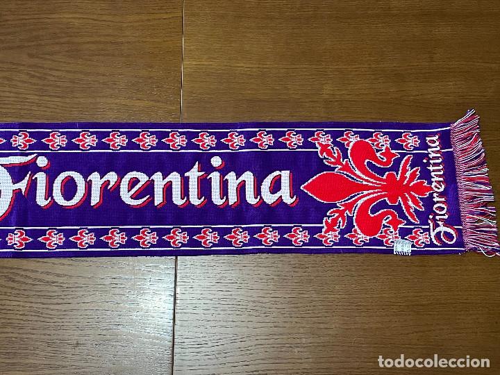 Coleccionismo deportivo: BUFANDA FUTBOL FIORENTINA - Foto 3