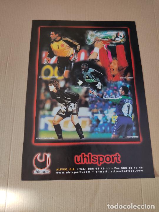 Sammelleidenschaft Sport: HOJA PUBLICIDAD UHLSPORT PORTEROS CA&Ntilde;IZARES DUTRUEL ILLGNER PRATS SONGO'O