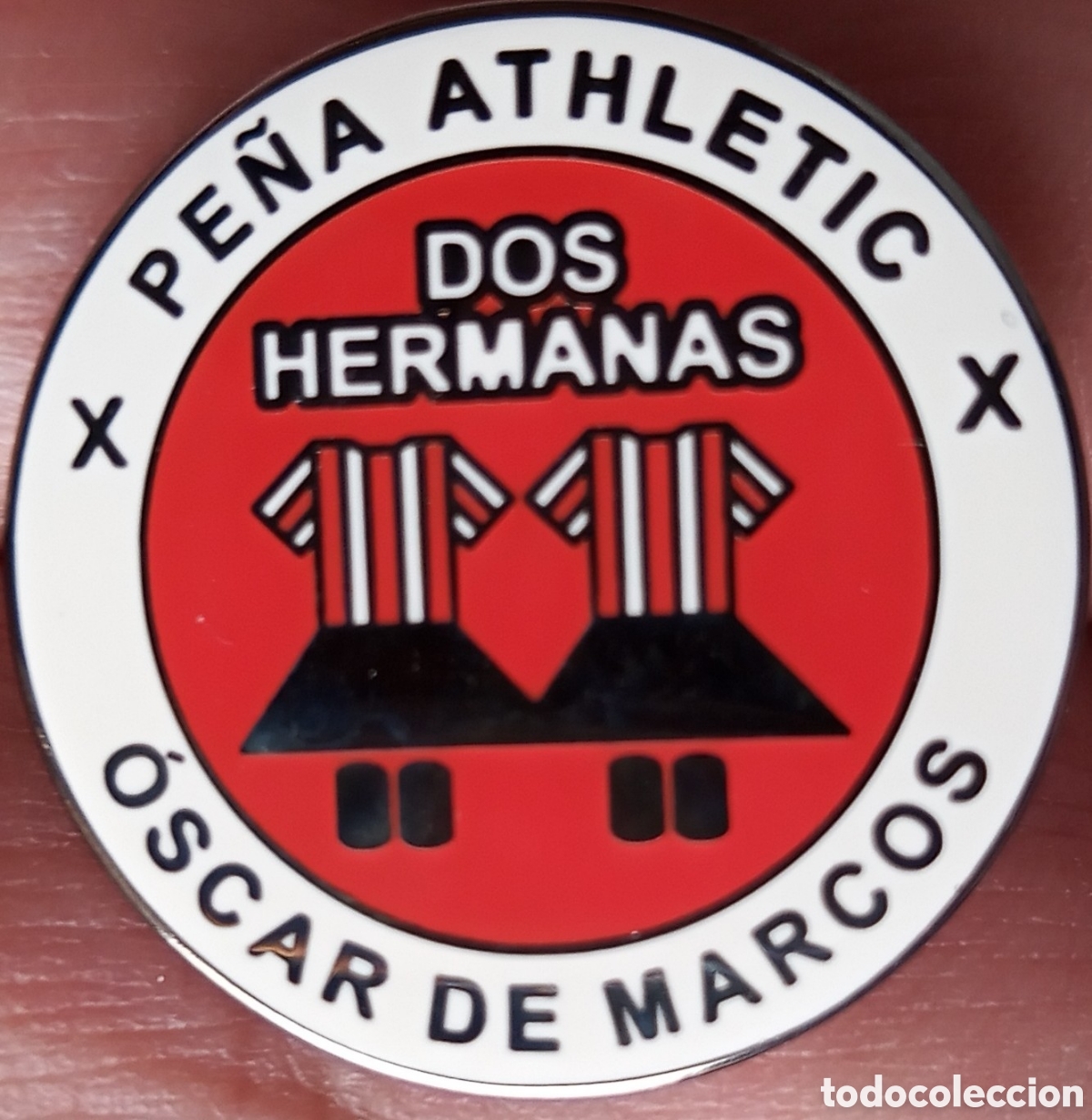 Collezionismo sportivo: PIN PE&Ntilde;A &Oacute;SCAR DE MARCOS. ATHLETIC C. BILBAO.