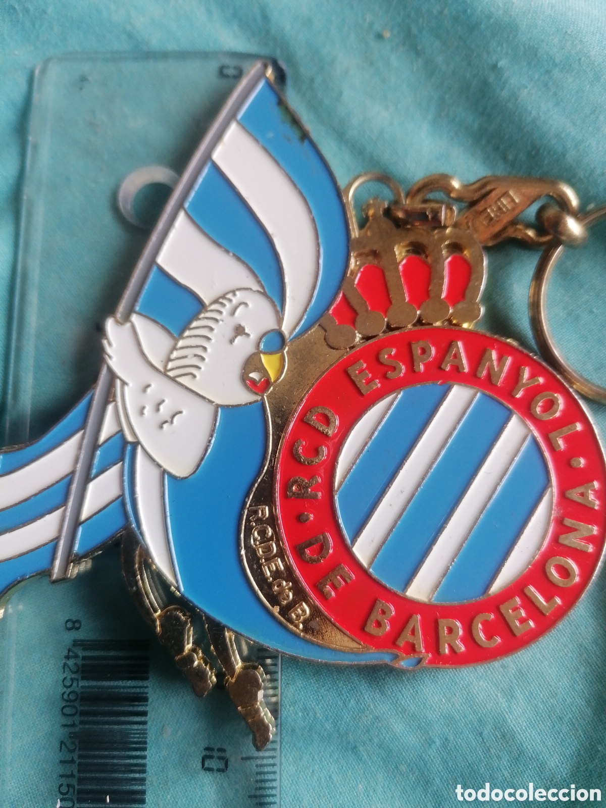 Sammelleidenschaft Sport: Llavero gigante del R C D Espa&ntilde;ol Espanyol