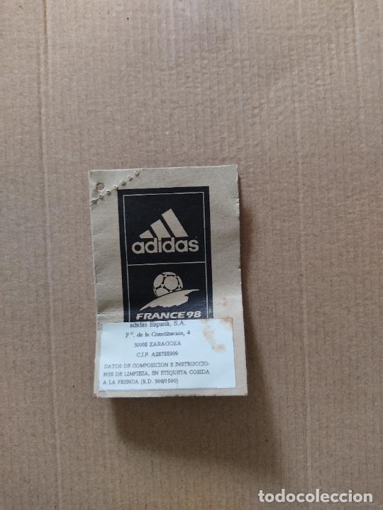 Coleccionismo deportivo: ETIQUETA CART&Oacute;N PUBLICIDAD ADIDAS MUNDIAL FRANCIA 98 WORLD CUP FRANCE 1998
