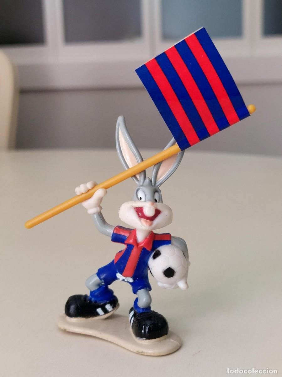 Coleccionismo deportivo: Mu&ntilde;eco de goma del bar&ccedil;a B.B. - Foto 1