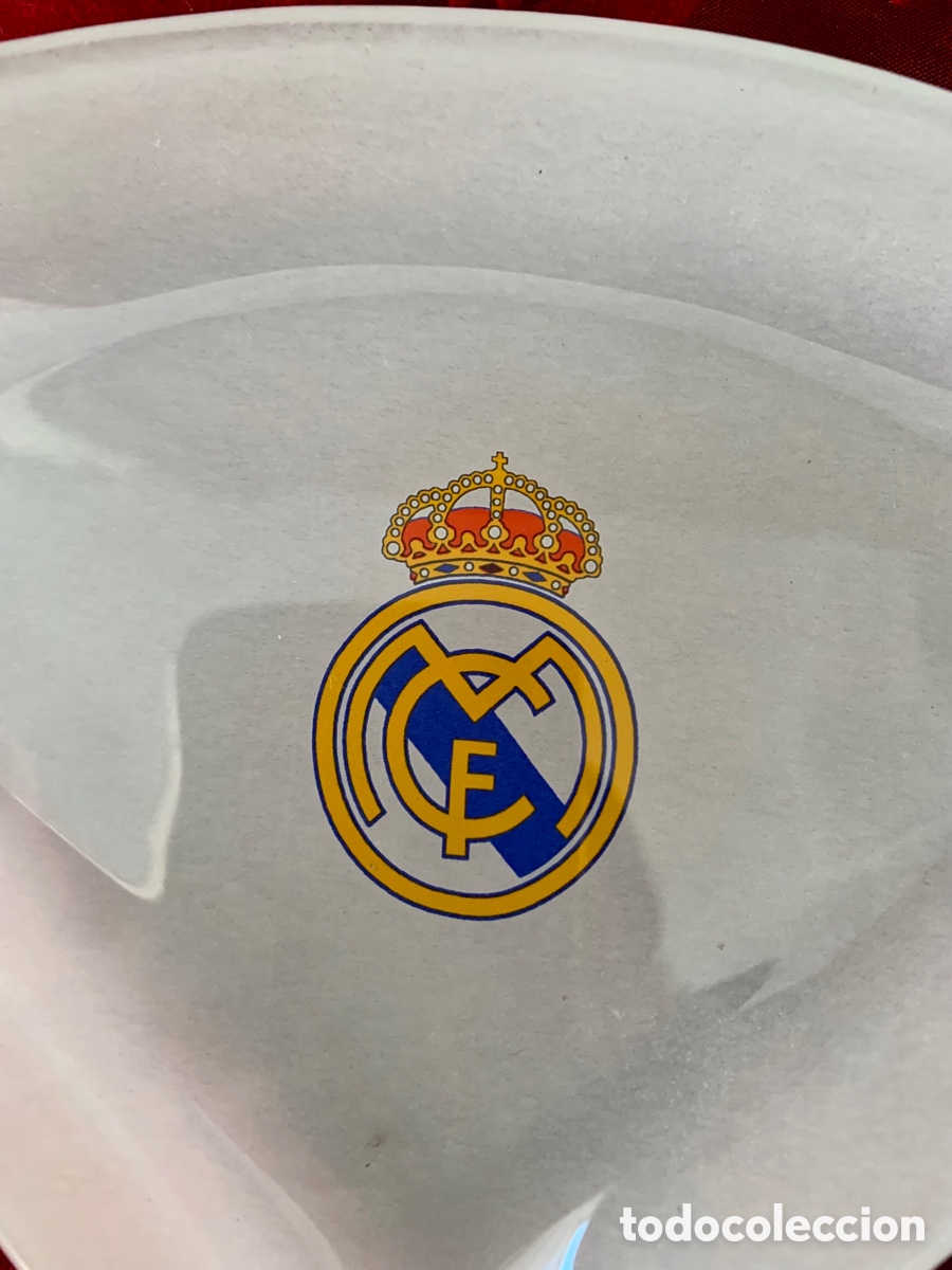 Coleccionismo deportivo: Cenicero/plato del Real Madrid - Foto 2