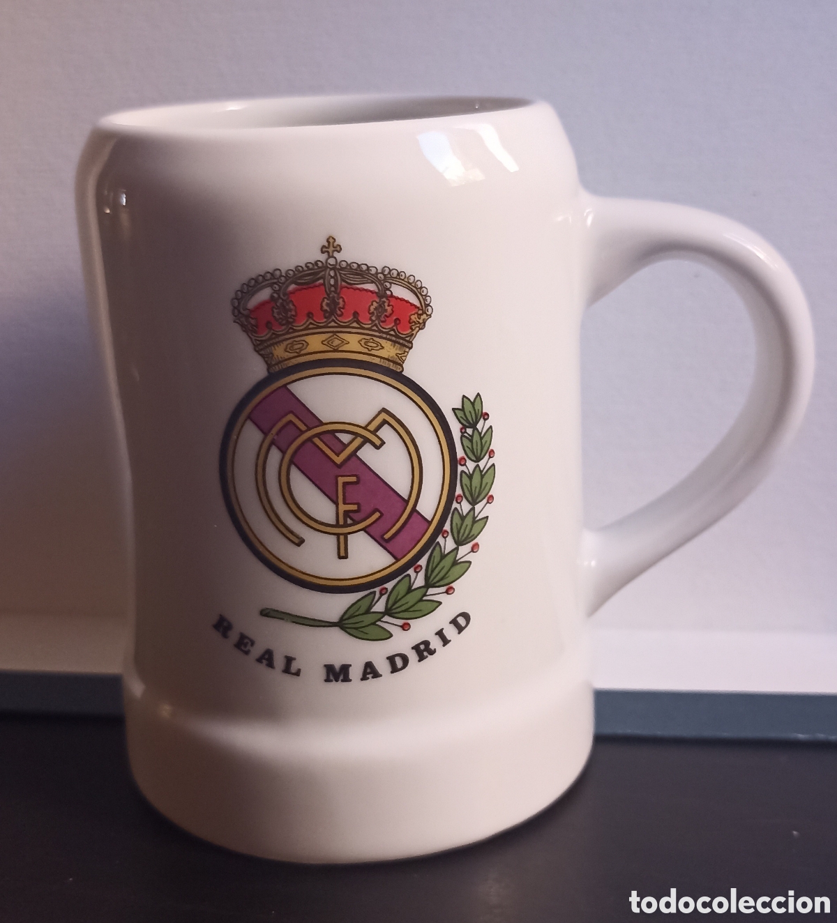 Coleccionismo deportivo: Taza del Real Madrid