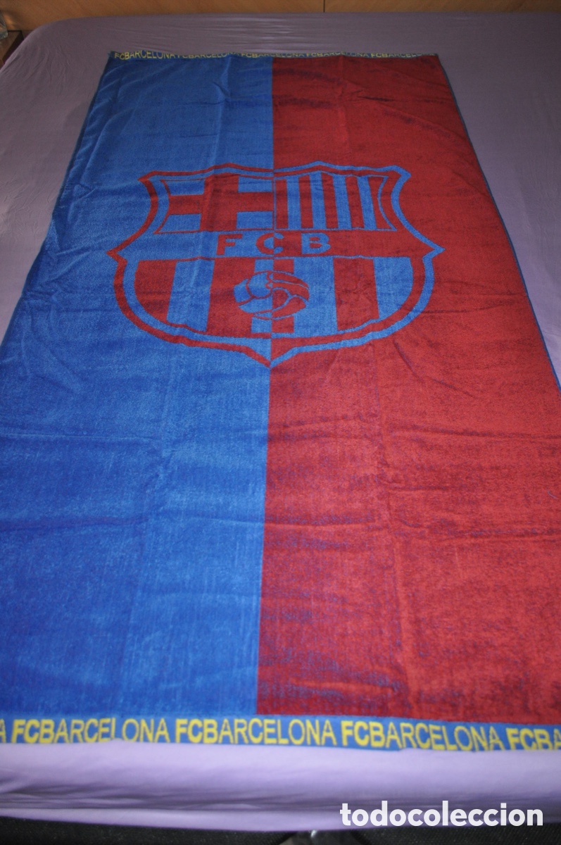 Sammelleidenschaft Sport: BONITA TOALLA FC. BARCELONA GRANDE DE 2012 ESTRENAR
