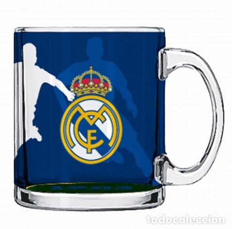 Coleccionismo deportivo: Taza mug vidrio - Real Madrid - Foto 1
