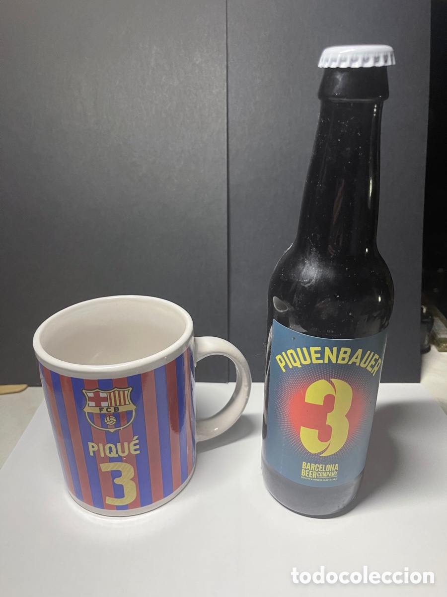 Colecionismo desportivo: LOTE PIQUE TAZA Y BOTELLA PIQUENBAUER