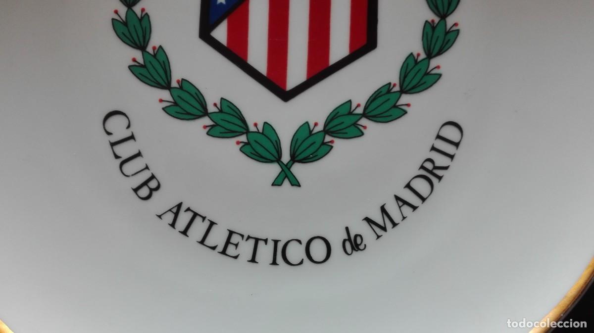 Coleccionismo deportivo: PLATO CERAMICA ATLETICO DE MADRID - Foto 3