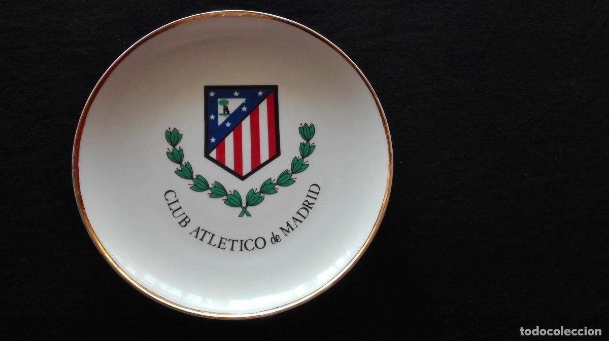 Coleccionismo deportivo: PLATO CERAMICA ATLETICO DE MADRID - Foto 1