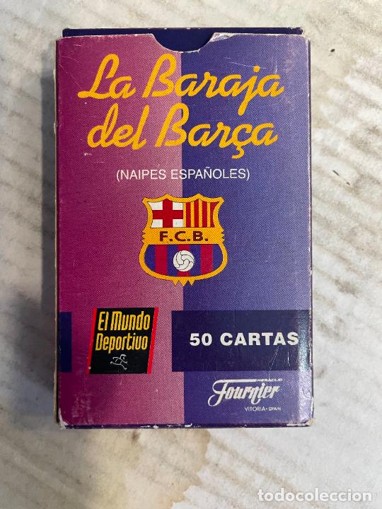 Coleccionismo deportivo: LA BARAJA DEL BAR&Ccedil;A, EL MUNDO DEPORTIVO, FOURNIER