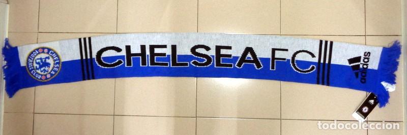 Coleccionismo deportivo: BUFANDA SCARF F&Uacute;TBOL FOOTBALL. NUEVA!! CON ETIQUETA!! CHELSEA FC. ORIGINAL ADIDAS. PREMIER