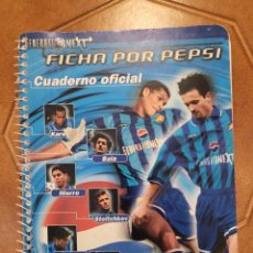 Coleccionismo deportivo: PEPSI GENERATION NEXT FÚTBOL - CUADERNO OFICIAL 1998