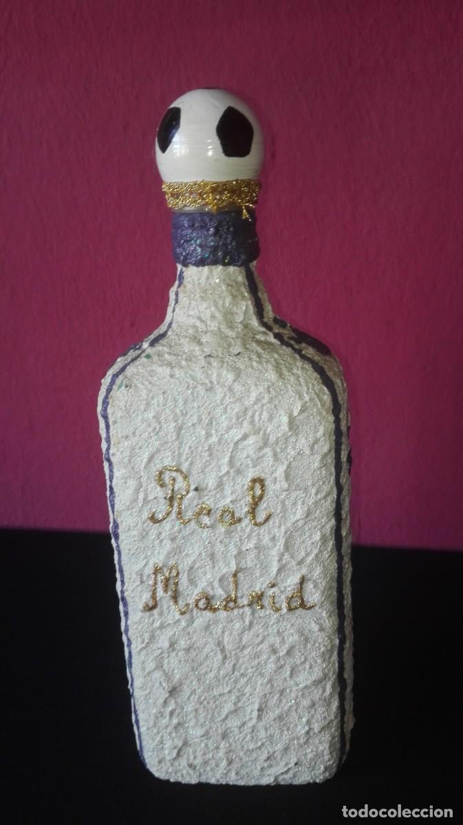Coleccionismo deportivo: BOTELLA ARTESANAL REAL MADRID - Foto 3