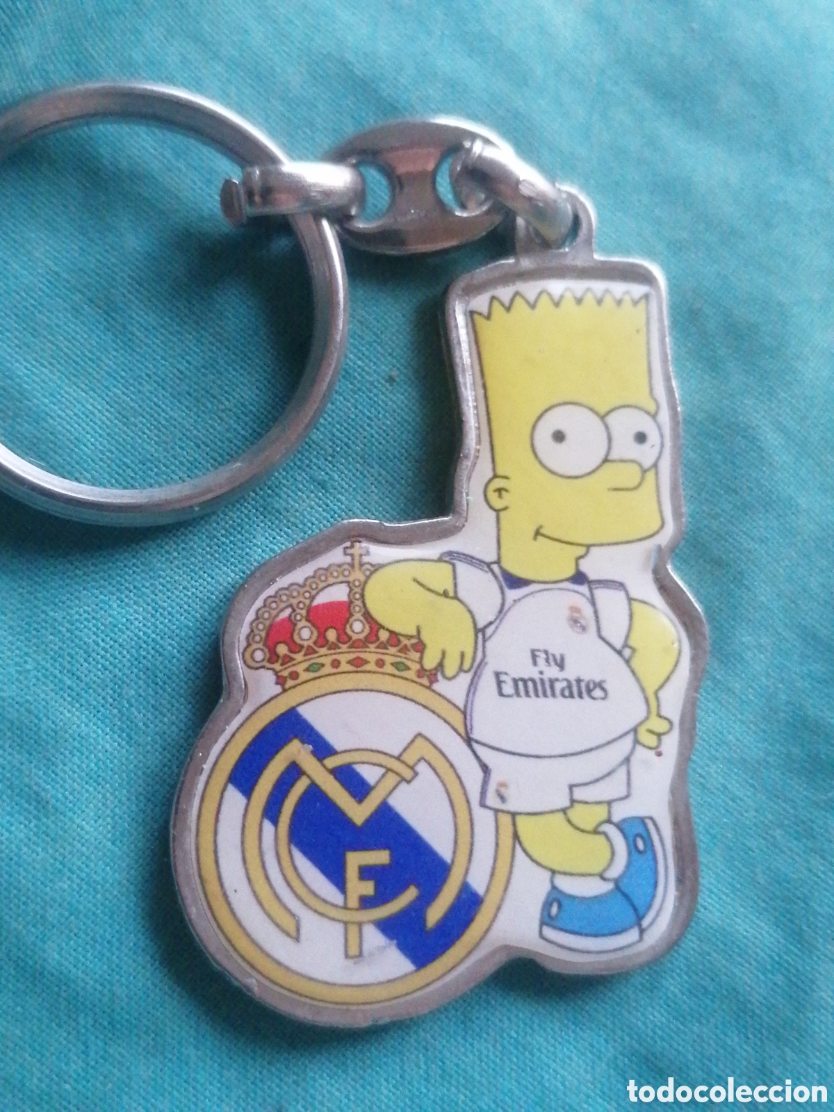 Collezionismo sportivo: Llavero Real Madrid Simpson