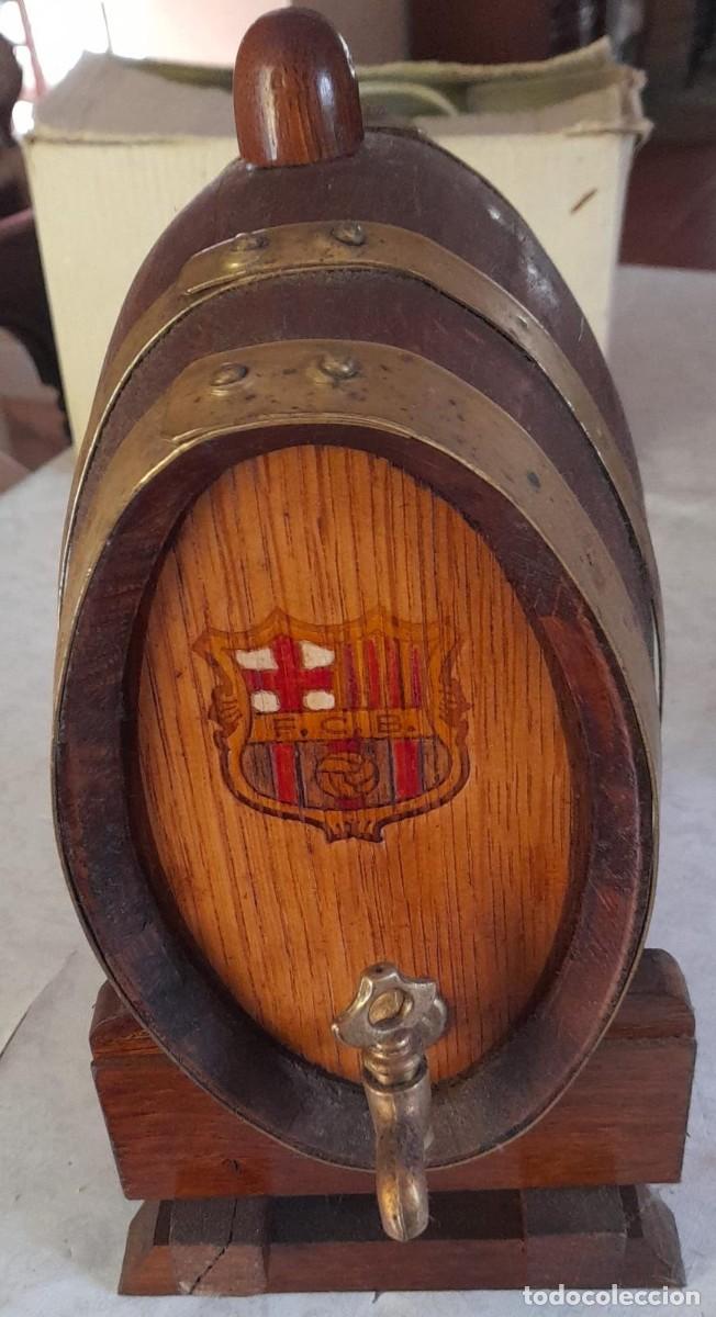 Coleccionismo deportivo: PEQUE&Ntilde;O BARRIL DEL BAR&Ccedil;A - Foto 1