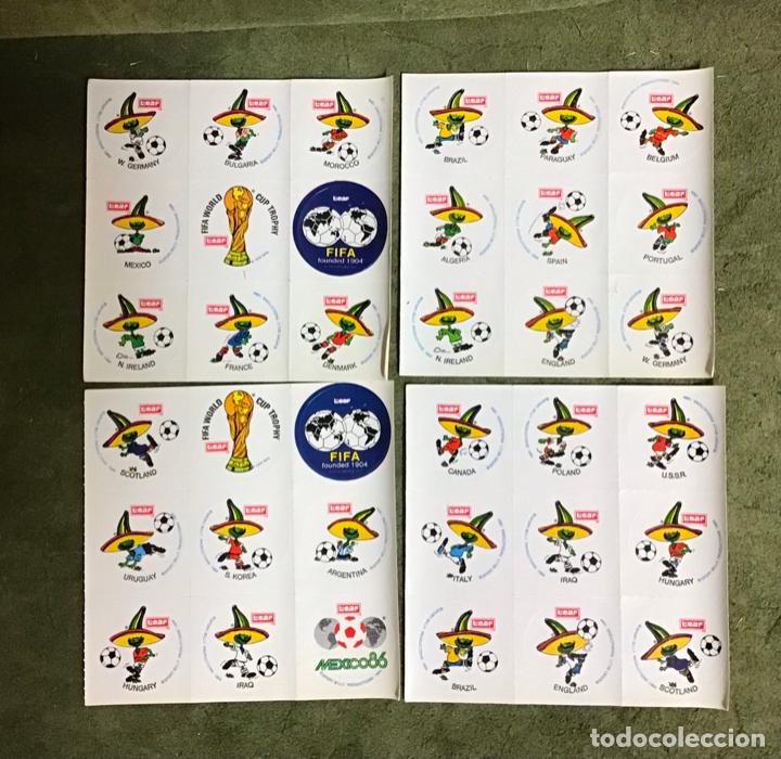 Coleccionismo deportivo: PEGATINAS FIFA MEXICO 86, ORIGINALES - Foto 1