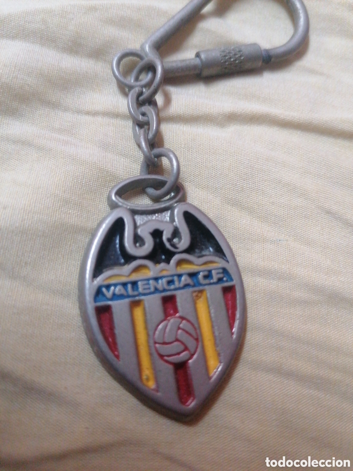 Collezionismo sportivo: Llavero antiguo Valencia Club de F&uacute;tbol