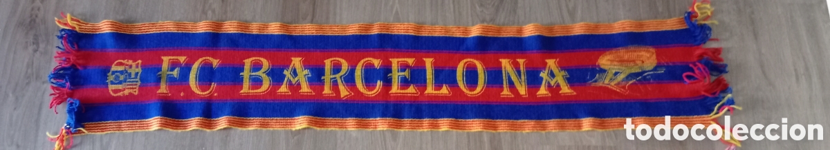 Coleccionismo deportivo: Bufanda del barcelona - Foto 1