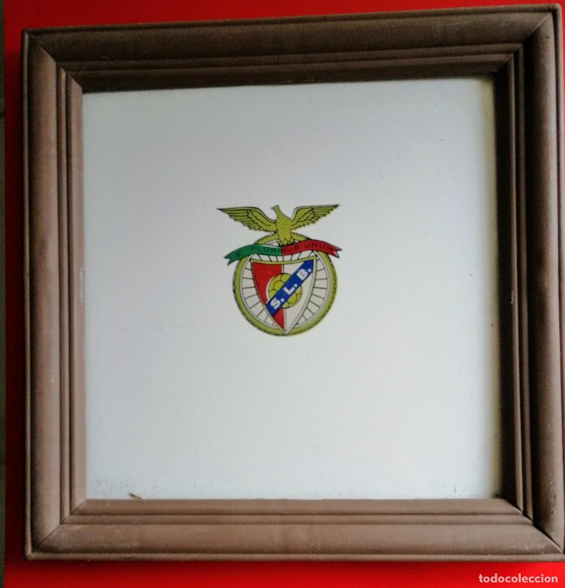 Colecionismo desportivo: AZULEJO CLUB DE F&Uacute;TBOL BENFICA. PORTUGAL. ENVIO INCLUIDO