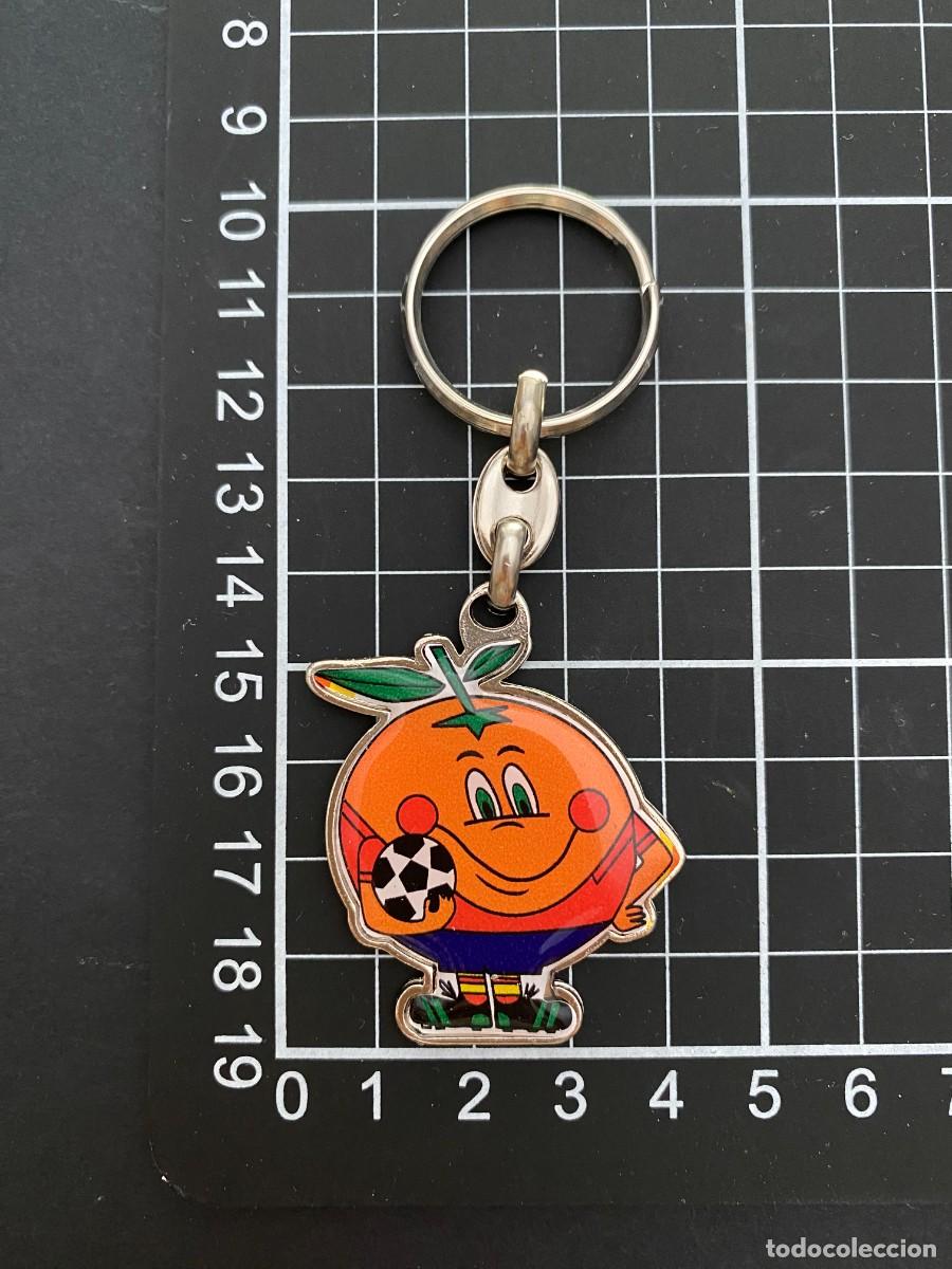 Coleccionismo deportivo: LLAVERO NARANJITO METAL Y RESINA NUEVO Y SIN USO MUNDIAL FUTBOL MASCOTA ESPA&Ntilde;A 82 MUNDIALES