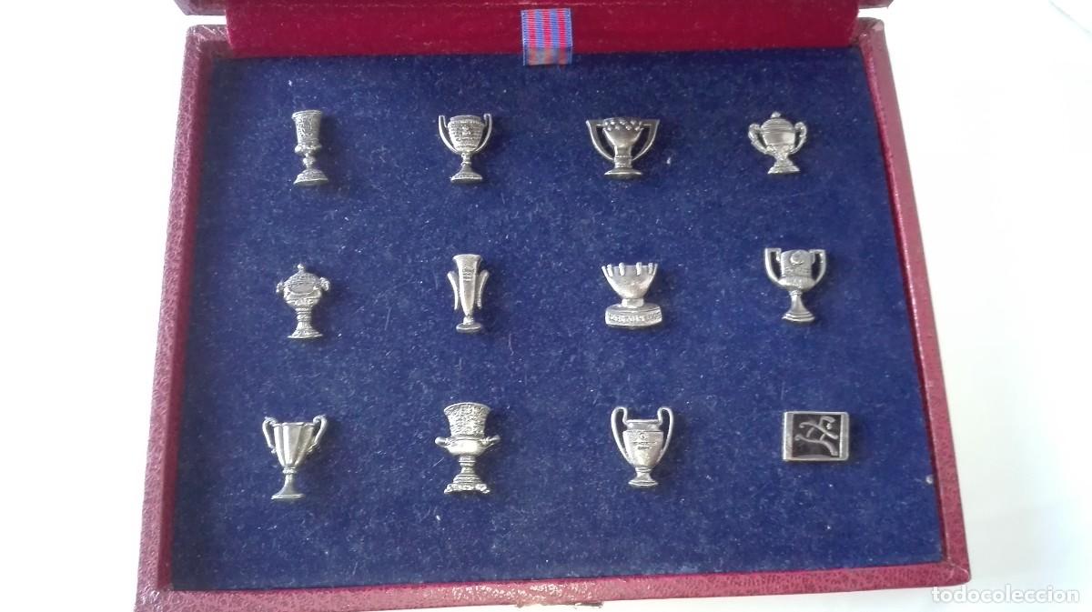 Coleccionismo deportivo: ESTUCHE COPAS F.C.BARCELONA - Foto 1