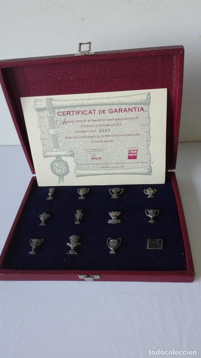 Coleccionismo deportivo: ESTUCHE COPAS F.C.BARCELONA - Foto 2